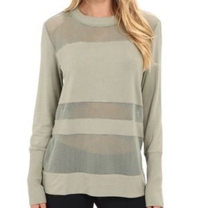 Alo Yogo Long Sleeve Top in Sea Mist Green
